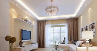 Натяжной потолок в гостиную Большой Камень, цена от 6287 руб.