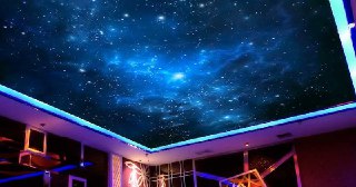 Натяжной потолок звездное небо Большой Камень, цена от 5152 руб.